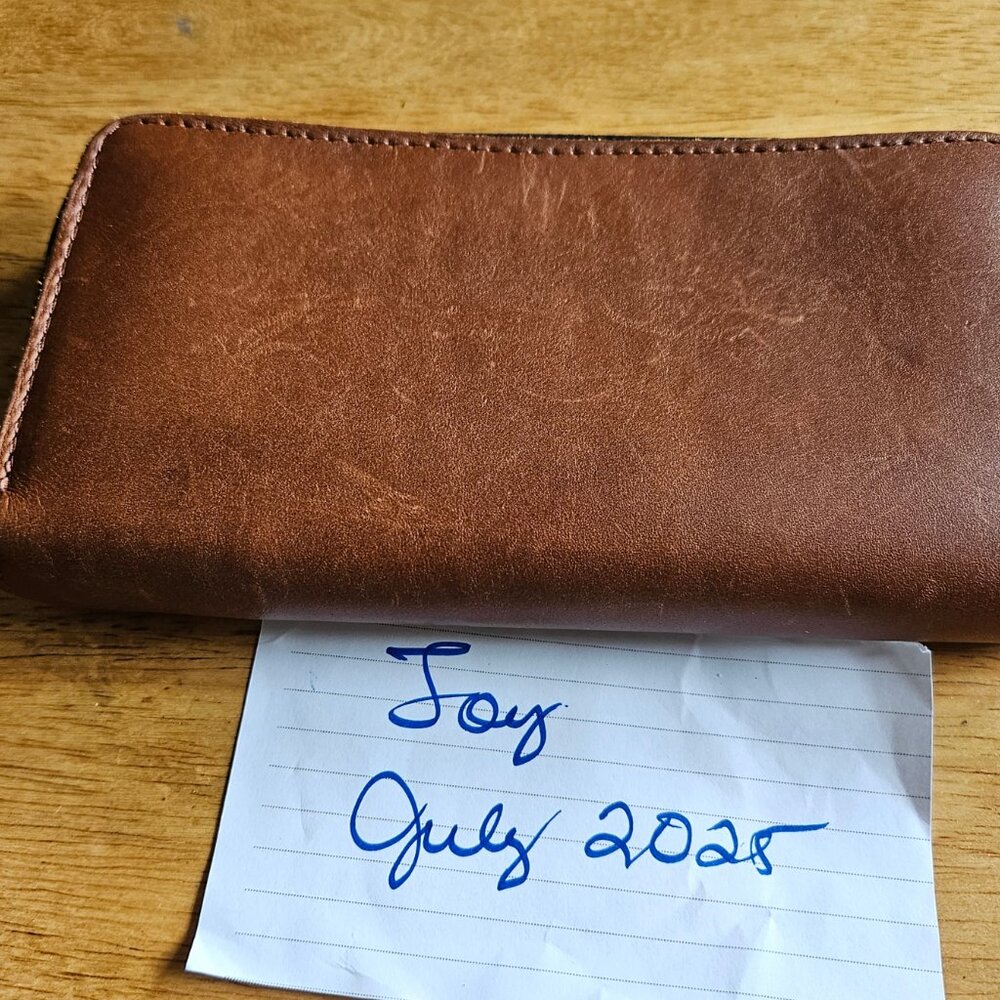 Portland Leather Goods Honey Large Accordion Wallet in EUC. - Picture 2 of 3